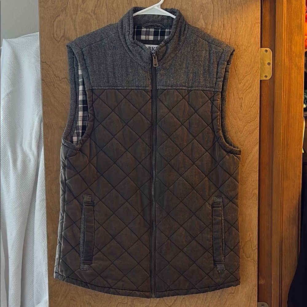 Men's BKE Gray Quilted Vest